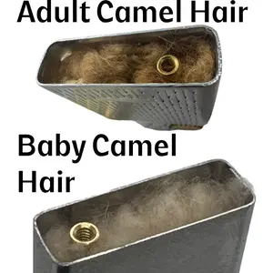 Real Mongolian Camel Hair for Kerosene Lighters - Best Wadding for Fuel Savings & Enhanced Performance - Ant-Evaporation, Smooth Burn, Cruelty-Free, Biodegradable Regular Light-Brown 18-19 Microns Cotton