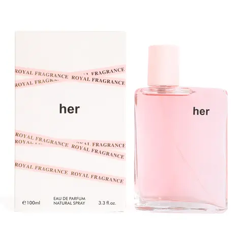 Her Eau de Parfum Natural Spray Perfume for Women 100ml/3.3fl.oz. by Mys Scents by Royal Fragrance