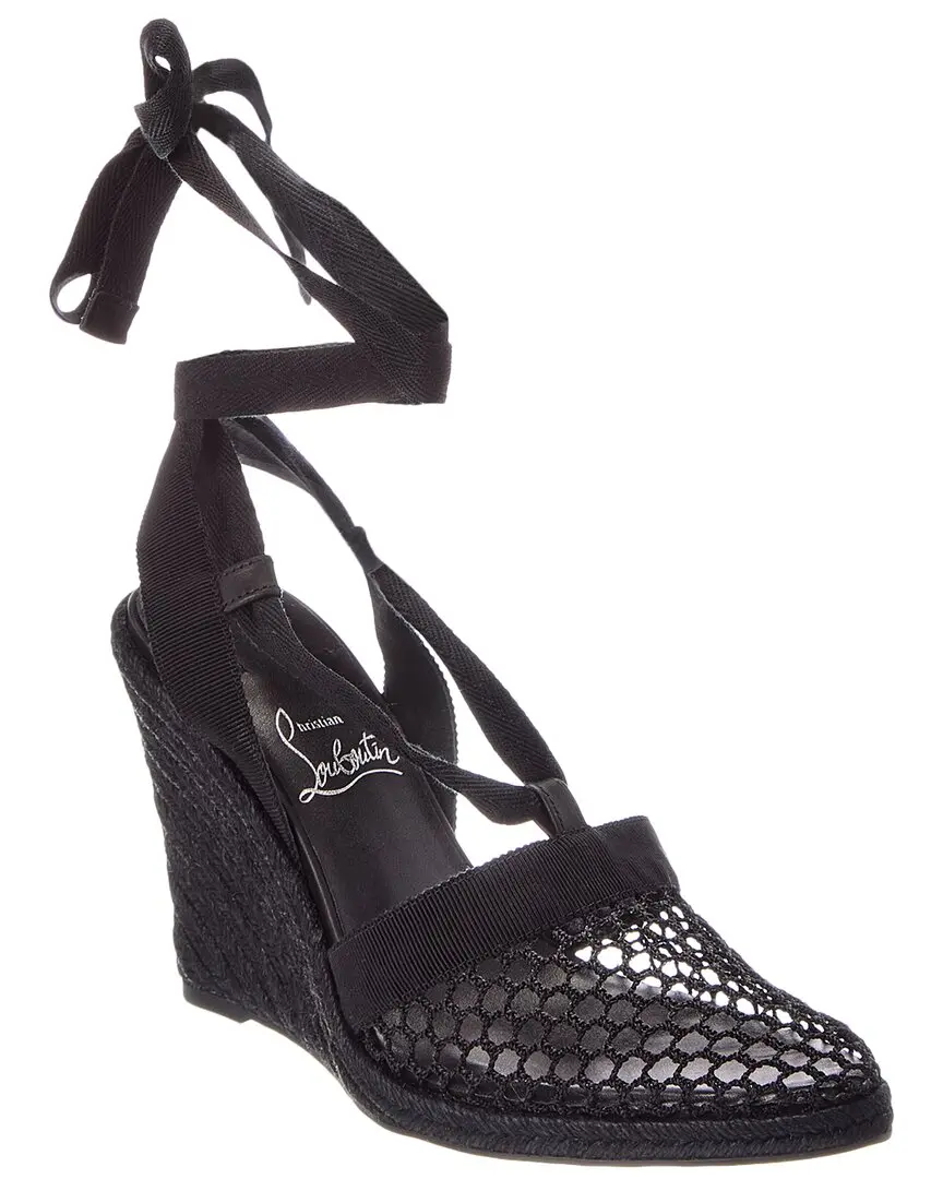 Christian Louboutin Cotton Mesh Sandal