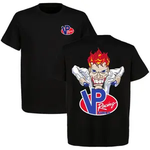 VP Racing Makin’ Power T-Shirt with Bonus Decal – Official Motorsports Graphic Tee, High Performance Car Enthusiast Shirt, Drag Strip Street Racing Apparel for Men-DK.X