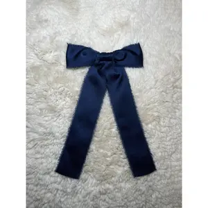 EDEN FRENCH BARRETTE - NAVY BLUE