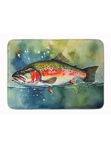 Carolines Treasures DAC2841RUG 19 x 27 in. Trout Memory Foam Kitchen Mat