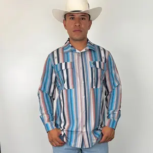 De Rancho TEK Desert Pastel Long Sleeve Button Down Shirt