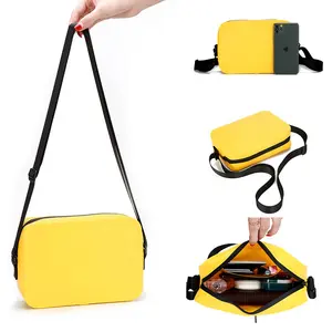 Outdoor PVC Waterproof Crossbody Bag with Wet/Dry Separation – Stylish Waterproof Shoulder Bag for Swimming, Beach, and Rafting