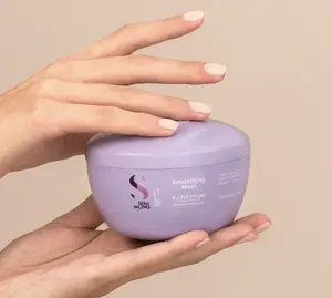 Alfaparf Semi Di Lino Smooth Haircare Mask, Fragrance-Infused Scented Treatment for UV Protection & Frizz Control