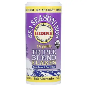 Maine Coast Sea Vegetables Sea Seasonings, Organic Triple Blend Flakes, 1 oz (28 g)
