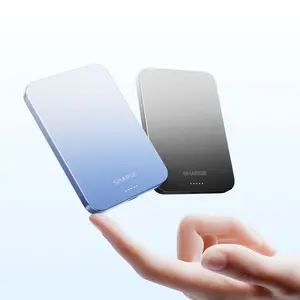 SHARGE AeroMag 5k/10k Power Bank, 20W, 5K/10K, Qi2 15W, 0.33" Ultra-thin