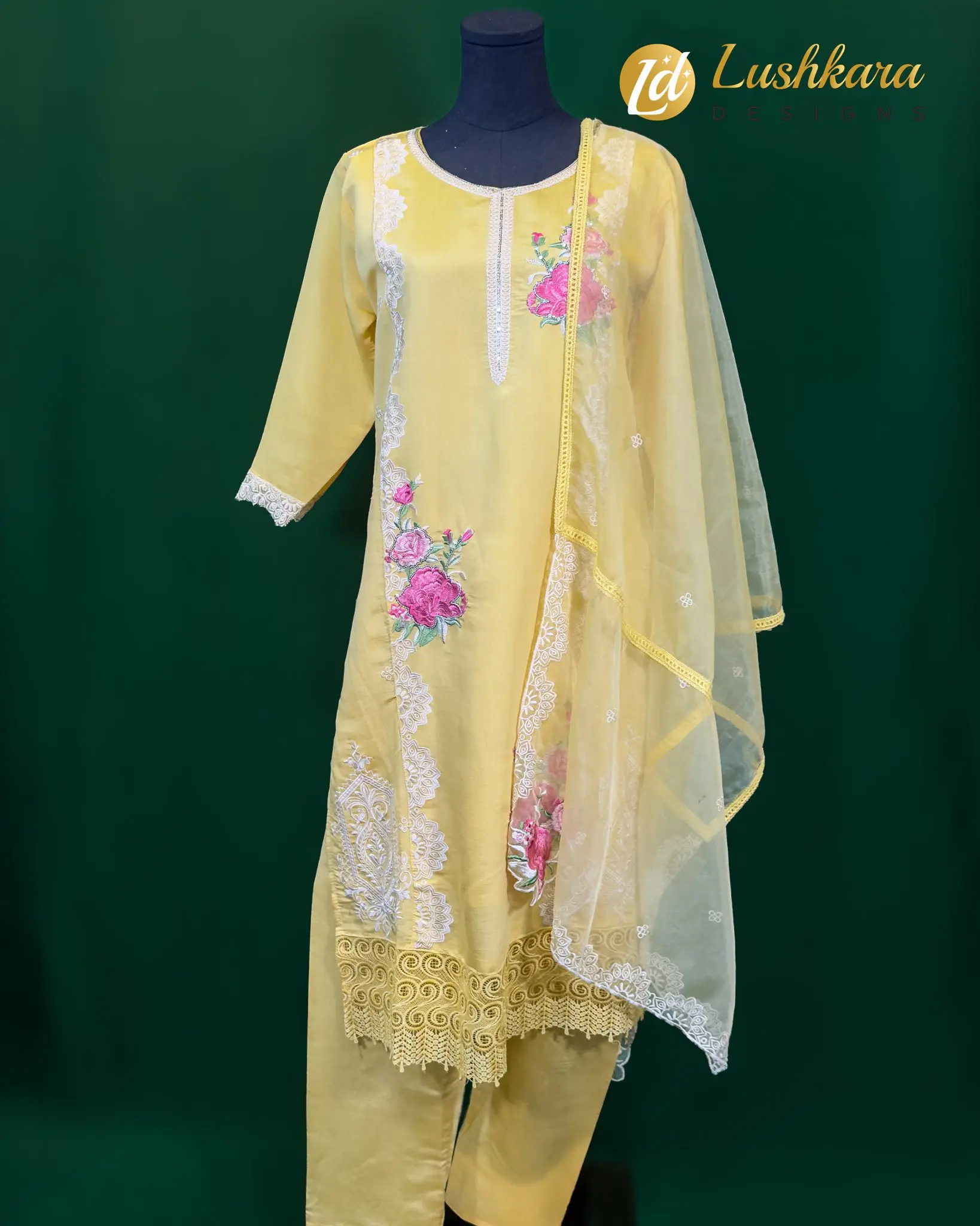 Lushkara Pastel Bloom Salwar Kameez