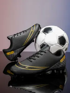 Professional Long Nail Football Training Shoes for Teens Adults, Textured Upper, Comfortable Inner Lining, Durable Outsole, Anti-Collision Toe Design, Soccer Cleats