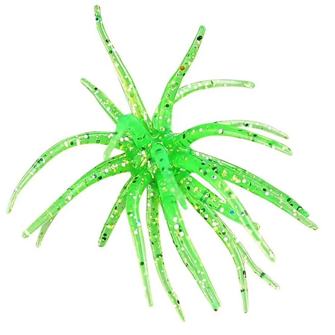 20PCS Soft Plastic Fishing Lures, Durable Floating Sea Urchin Bait with Lifelike Details for Freshwater Bass Fishing