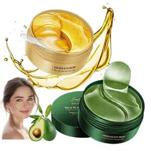 Avocado Moisturizing Eye bagMask, Eye Care Product for Dark Eye Bags, Skin Care Gift Moisturizer Hydrating Comfort，60pcs/set Under Eye Mask