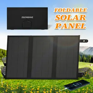 30W foldable solar panel, lightweight, portable, foldable Solar charger for cell phone, laptop, RV, outdoor, camping, travel, and other emergency power supply
