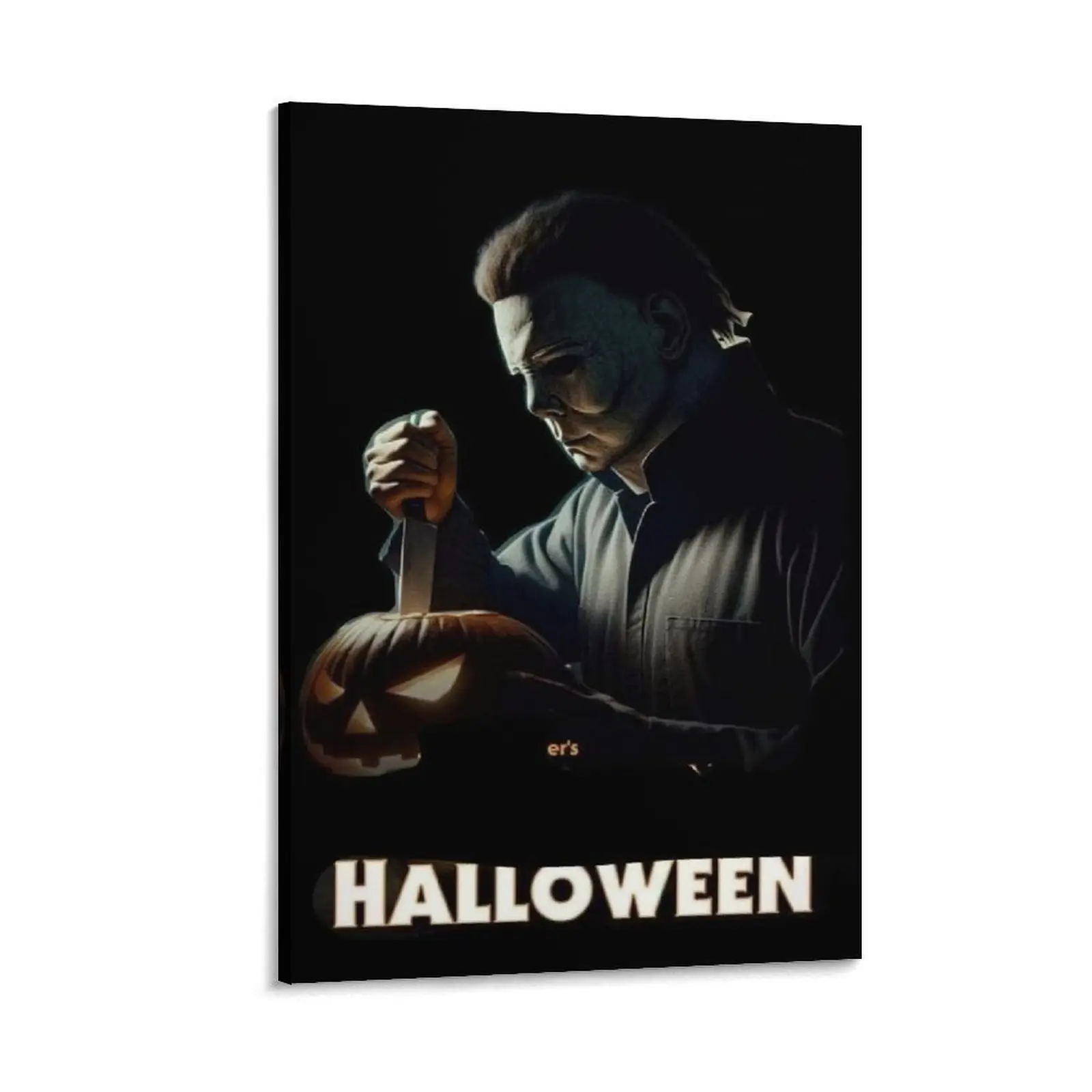 Halloweens Kills Michaels Myers Mask Poster—bold Canvas Wall Art for Fans of Horror, Perfect for Home Decor. Poster Canvas Wall Art For Bedroom Decor Bar Office Room Decor Gift
