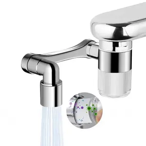 Splash-Proof Sink Faucet Extender With Filter, Reduce 99% Heavy Metal, 1440° Swivel Tap Aerator,2 Modes Spray Attachment, Soften For Bathroom Face Wash, Sensitive Skin