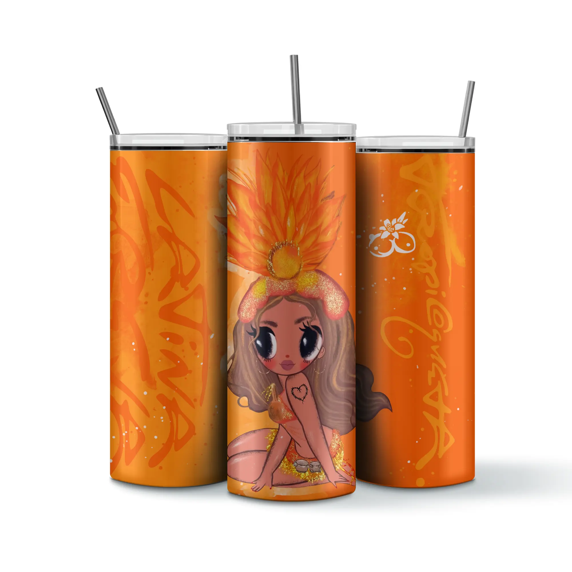 Tropi coqueta Doll Stainless Steel Tumbler  Drinkware Cup