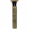 Vintage Golden Engraved Barber Clippers - Compact Electric Professional Trimmer, Salon and Home Grooming Tool, Hair Cutter