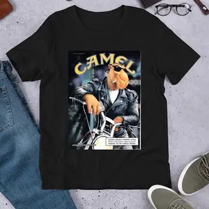Joe Camel Motorcycle Active T-Shirt