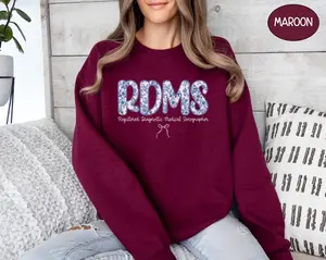 RDMS Sweatshirt, Sonographer , Ultrasound Technologist Shirt RDMS Graduation Gift For Sonography Tech Student Radiology Grad Crewneck