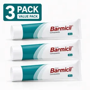 (3 Pack) Barmicil Compuesto Crema 40g - Healthcare Supplement with Vitamin & Dietary Support healthy ingredient