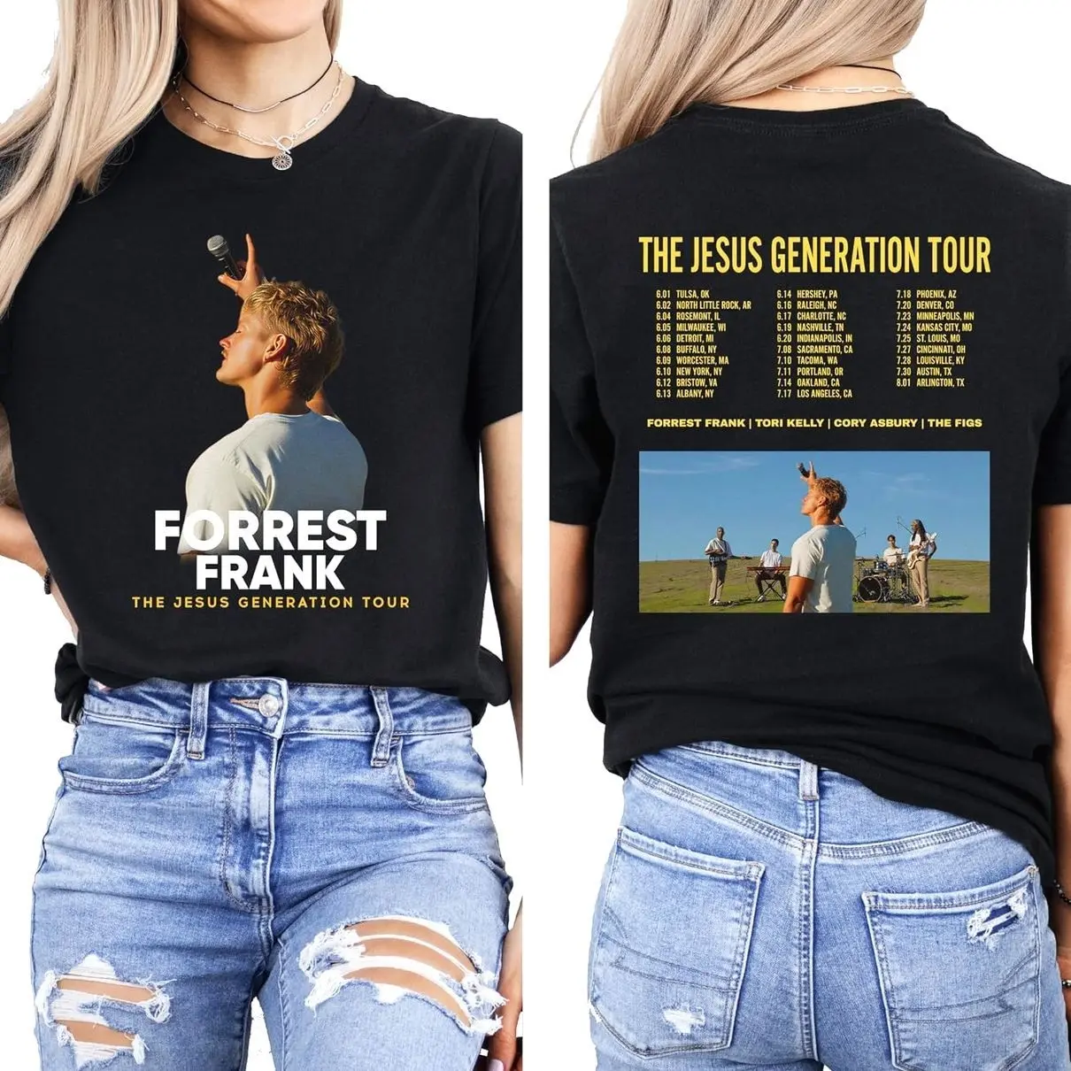 Graphic Music Forrest-2026 Two Sided T-Shirt S-5XL VAG