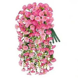 4 Pack 76cm simulation flower eucalyptus morning glory