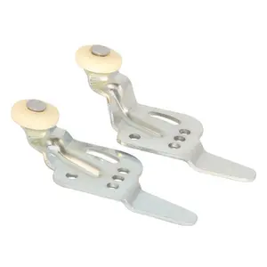 Barton Kramer 5494935 Mill Silver Aluminum Closet Door Hanger, Pack of 4