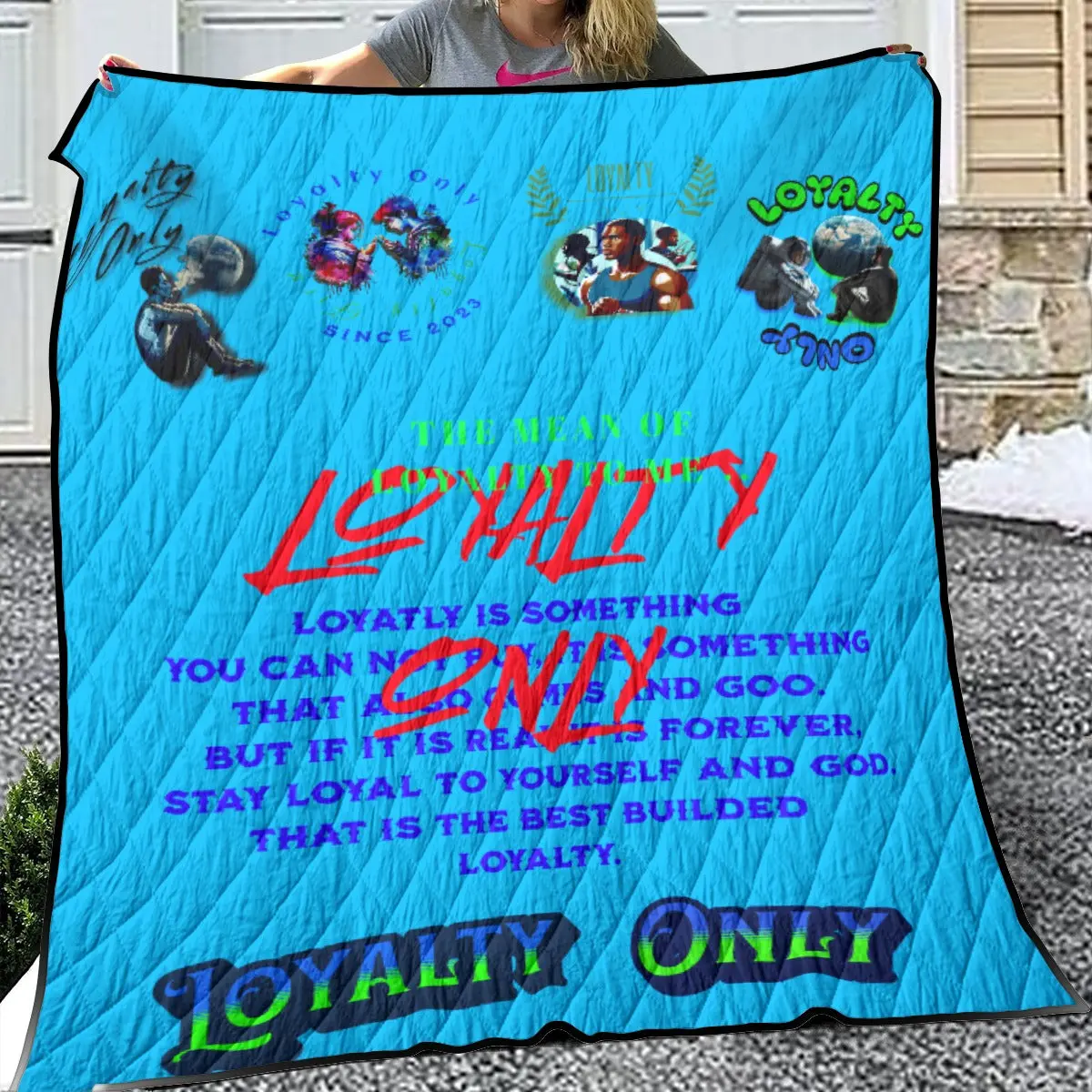 Lightweight & Breathable Quilt With Edge-wrapping Strips