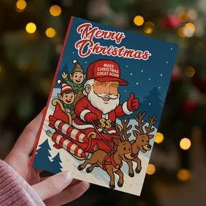 Funny Trump Christmas Card - Limited Edition Christmas Card To Everyone Except... *Not Talking*