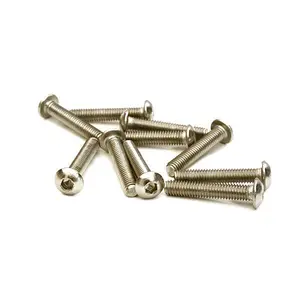Steel 3 x 16mm Button Head Hex Screw (10) RC Hardware