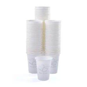 Bulk  200 Ct. Two Hearts Wedding Disposable Plastic Cups