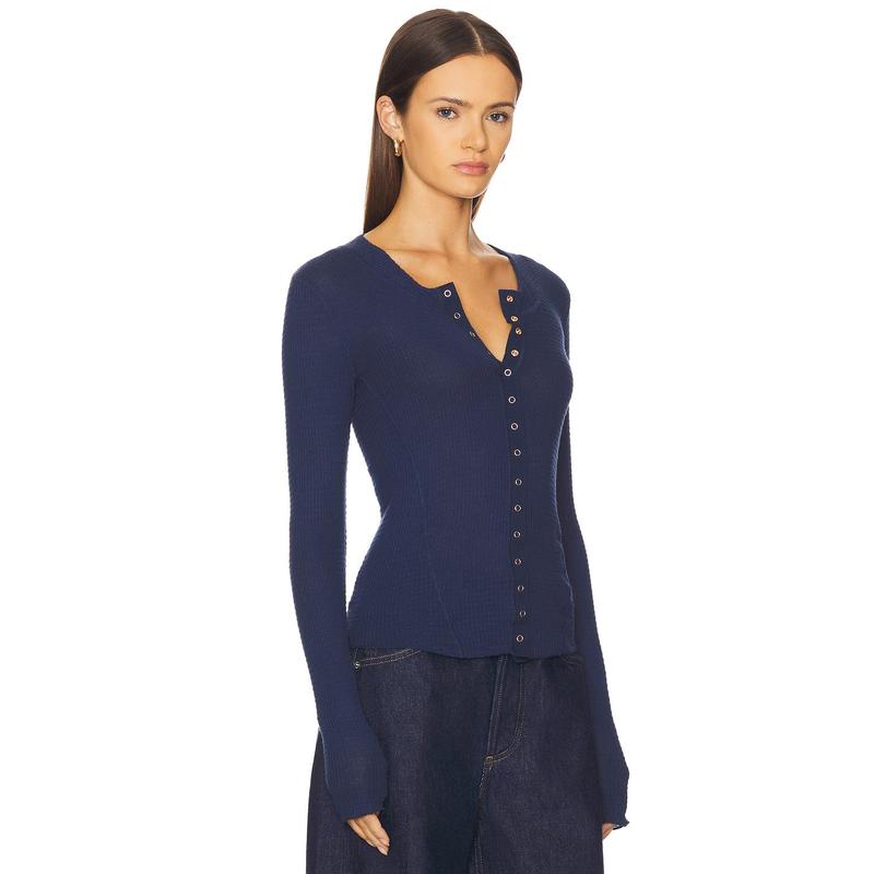 Free People Going Places Cardi in Cherry Crush