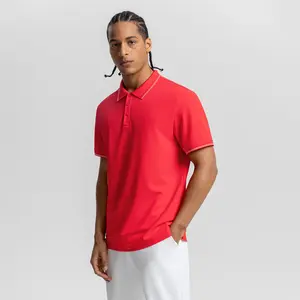 BRXL 【Discount for live】Flat Knit Collar Polo Shirt for Men - Moisture Wicking Quick Dry UPF 40+ with Hidden Sunglasses Loop - Slim Fit Breathable for Casual Golf Travel-brxl-6,summerwins