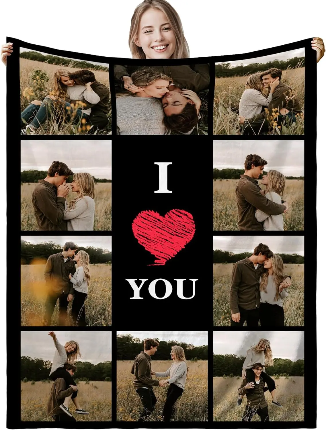 Personalised Blanket,Custom Blanket,Personalised Photo Blanket,Customised Photo Blanket Personalised for Adults,Personalised Picture Fleece Blanket,Personalised Gifts for Mum,Dad