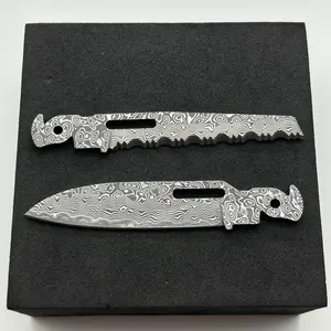 [Combo pack] - VG10 Damascus MAIN&SAW BLADE Compatible for Leatherman  ARC/FREE P2 P4