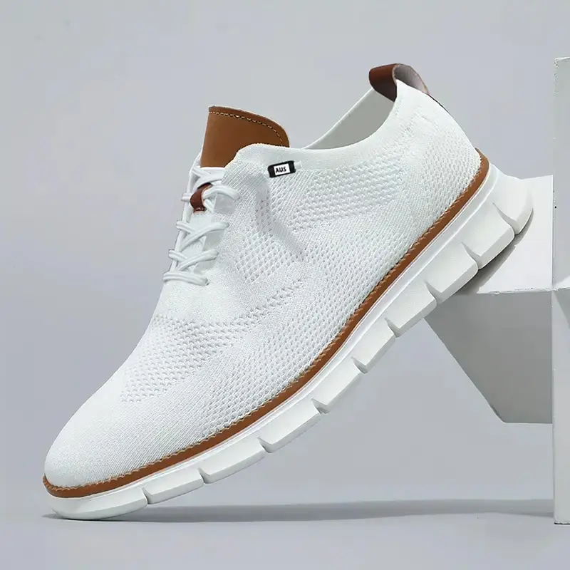 Men's Business Low-Top Casual Sports Shoes, Casual Trainers, Breathable Comfortable Comfy Formal Shoes, Fashion Lace Up Lightweight Comfy Breathable Daily Walking Shoes for Boys