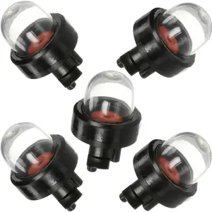 5-Pack Small Engine Primer Bulbs| Universal Fit Snap-In Purge Pump for Ryobi, Poulan, Homelite, Echo & More| Leaf Blower, Trimmer,  Replacement (Replaces 188-512)