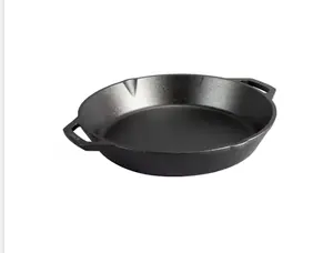 Lodge Manufacturing L12SKL Cast Iron Dual Handle 13.25" Pan