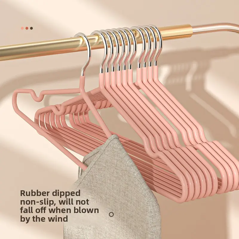 New Balcony Non - Slip Traceless Dipped - Coating Hangers for Clothing Stores Multifunctional Clothes Rack Hooks for Hanging Clothes/10-piece Vlaue bundle New Balcony Non - Slip Traceless Dipped - Coating Hangers for Clothing Stores Multifunctional Clothes Rack Hooks for Hanging Clothes/10-piece Vlaue bundle