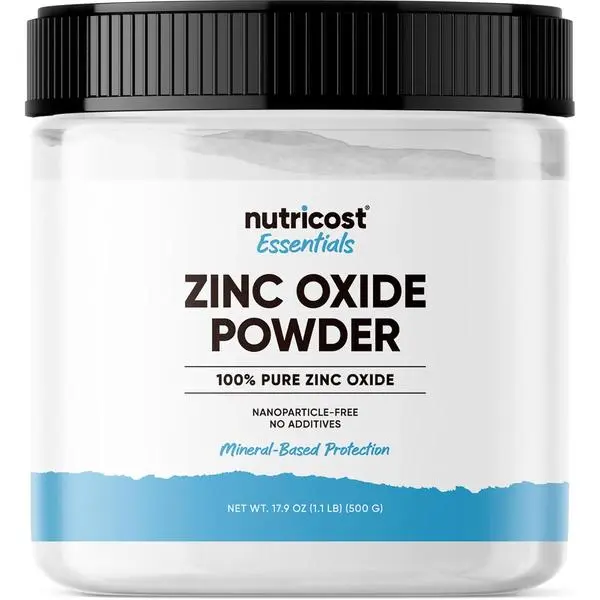 Nutricost Zinc Oxide Powder (500 Grams) 100% Pure, No additives - Vegan, Non-GMO, Nutricost Essentials