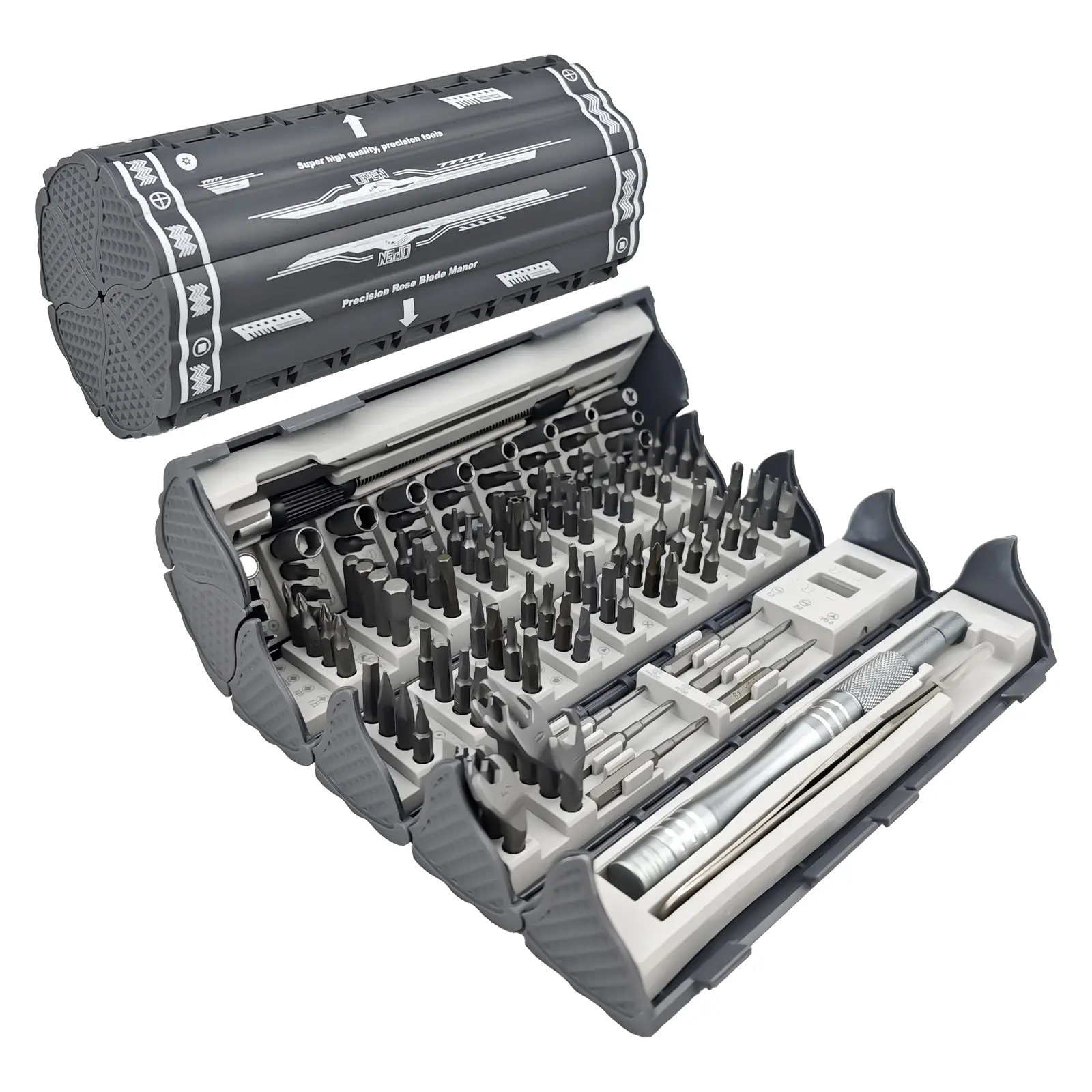 128-Piece Precision Screwdriver Set, Magnectic Screwdriver Combo, Multi Repair Tool Kit for Electronics, Macbook, iphone, XBOX, Idea Gift for Men