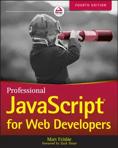 USED-Professional JavaScript for Web Developers by Frisbie, Matt (Paperback)