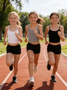 3-piece set, classic solid color camisole vest Tank Tops for girls, stretchy slim fit, suitable for all seasons, versatile for daily use, and suitable for both interior and exterior