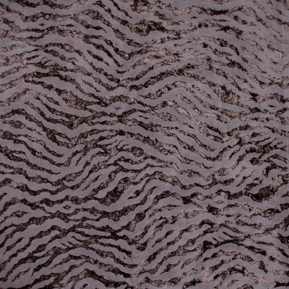 Safari Tiger Skin Velvet Fabric — Sold by the Yard