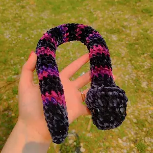 Snake- Handmade Crochet Snake Plushie Stuffed Animal Toy Decor Toy Amigurumi