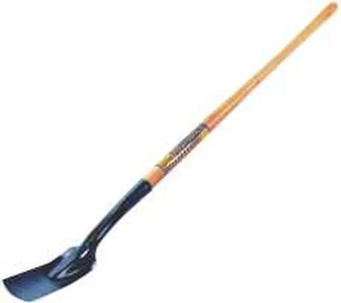 Trench Clean-Out Shovel, 4 In, Trenching Shovel with Hardwood Handle for Light Digging