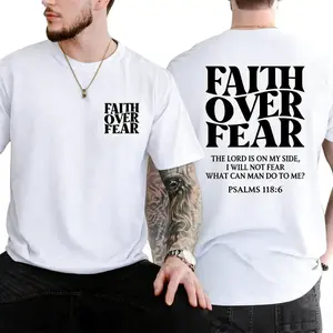 Faith Over Fear Tee Shirt, Christian T-Shirts, Jesus