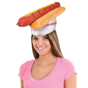 🌭 Hot Dog Hat – Plush & Hilarious Costume Headwear