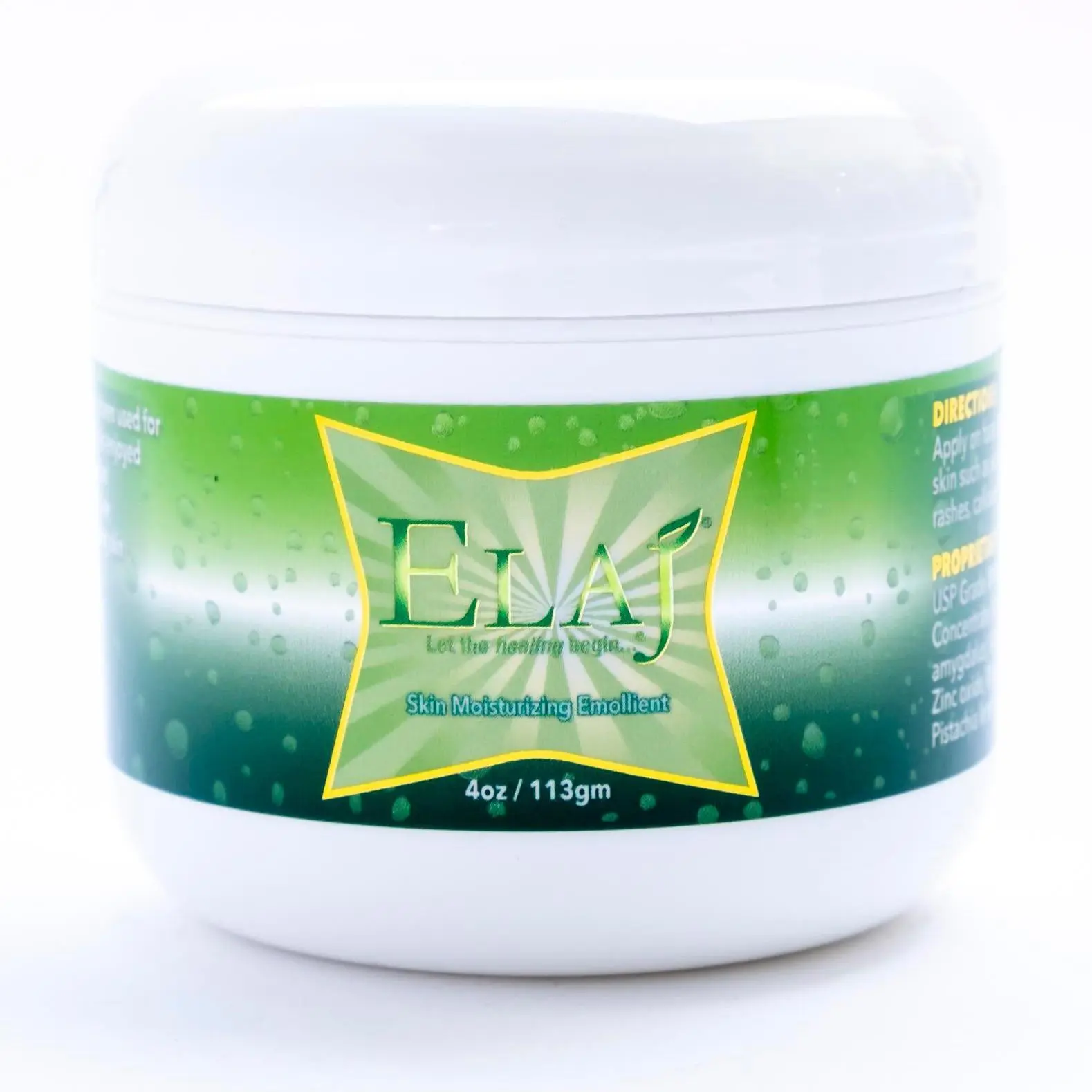 ELAJ Moisturizer Emollient All Purpose for Dry Skin, Face, Lips, Hands, Cracked Heels