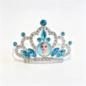 DISNEY Frozen Elsa Hair Crown – Lightweight and Comfortable Crown for Fans, Perfect for Themed Events and Everyday Wear, Charming Accessory to Enhance Your Look