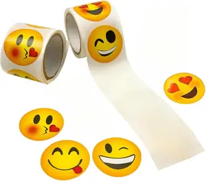 Emoticon Stickers - 2 Rolls - Kids' Party Favors, Game Prizes, Novelty Toys, Wall Decor, Scrapbooking, Girly Collections, Arts and Crafts